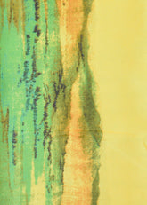 Paint Print Satin Scarf Sai Feel